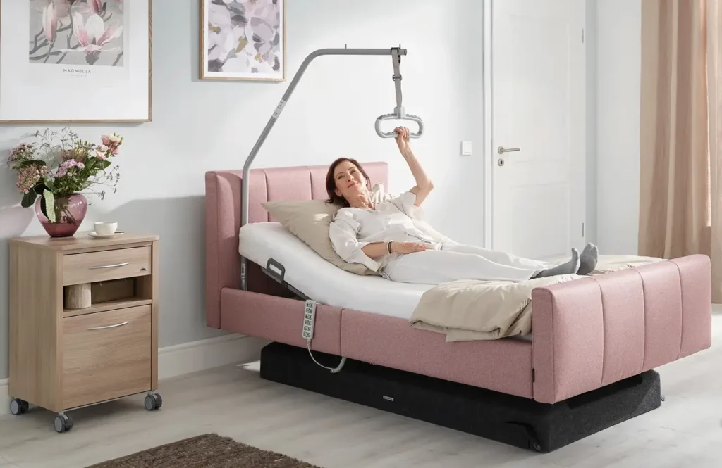 Stiegelmeyer Pflegebett Libra Deluxe Einzelbett